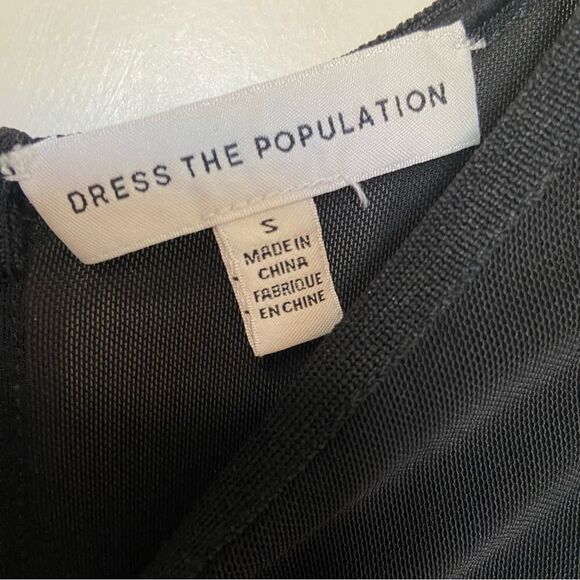 Dress The Population Ximena Bandage Bodycon Dress Black Size Small - Picture 6 of 13